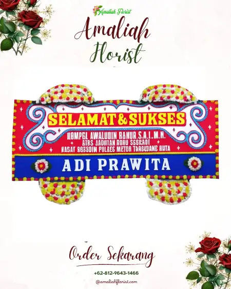 Papan Bunga Ucapan Selamat Peunayong